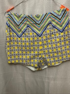 Maeve by Anthropologie High Rise Geometric Shorts